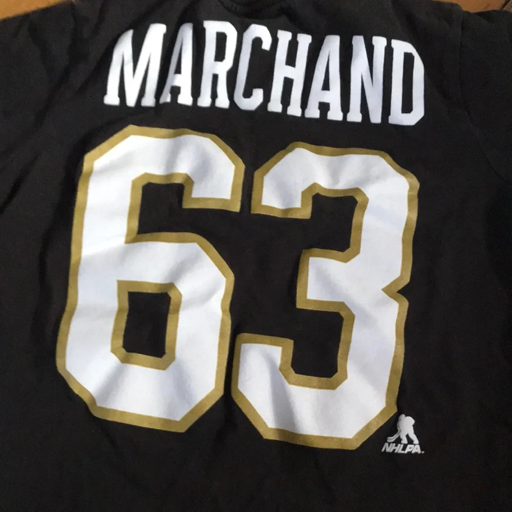Boston Bruins NHL‎ Black and Gold Kids Short Sleeve Tee